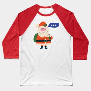 Santa Claus is Coming to Town! Baseball T-Shirt